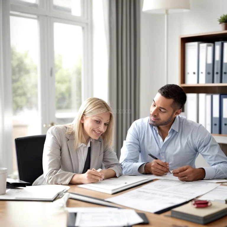 Hands shaking on property agreement