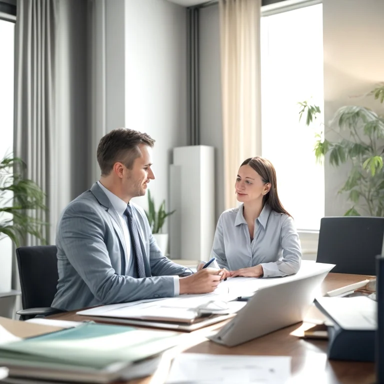 Handshake between lawyer and client